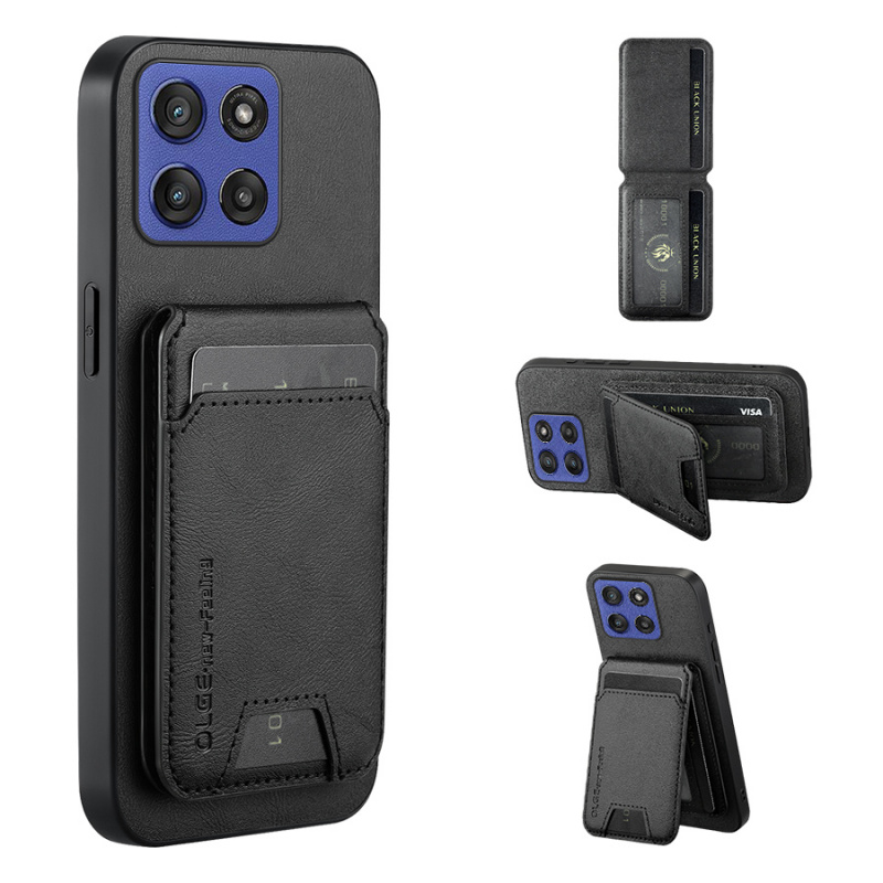 Phone Cases Moto G - Nieuwe Magnetische Portemonnee Kaarthouder PU Lederen