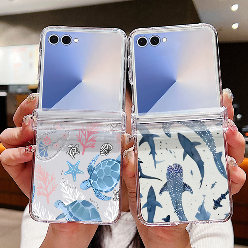 Phone Cases Z Flip 6 - Haaientanden Telefoonhoesje voor Samsung Galaxy Z
