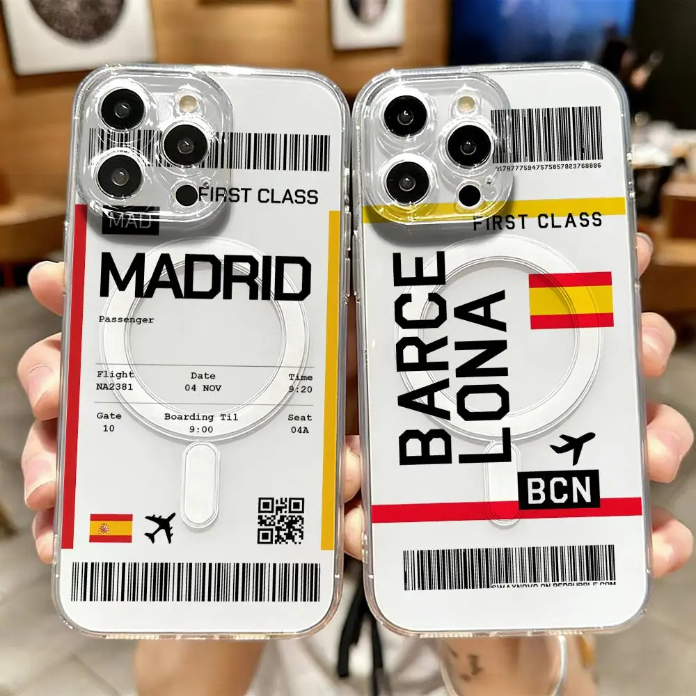 Phone Cases For Iphone 12 Pro Max - Reiskoffer Telefoonhoesje Spanje voor iPhone 17