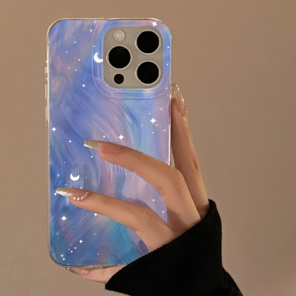 Samsung Galaxy S25 - Modellen Glitter Sterrenhemel Gradiënt Harde Telefoonhoes