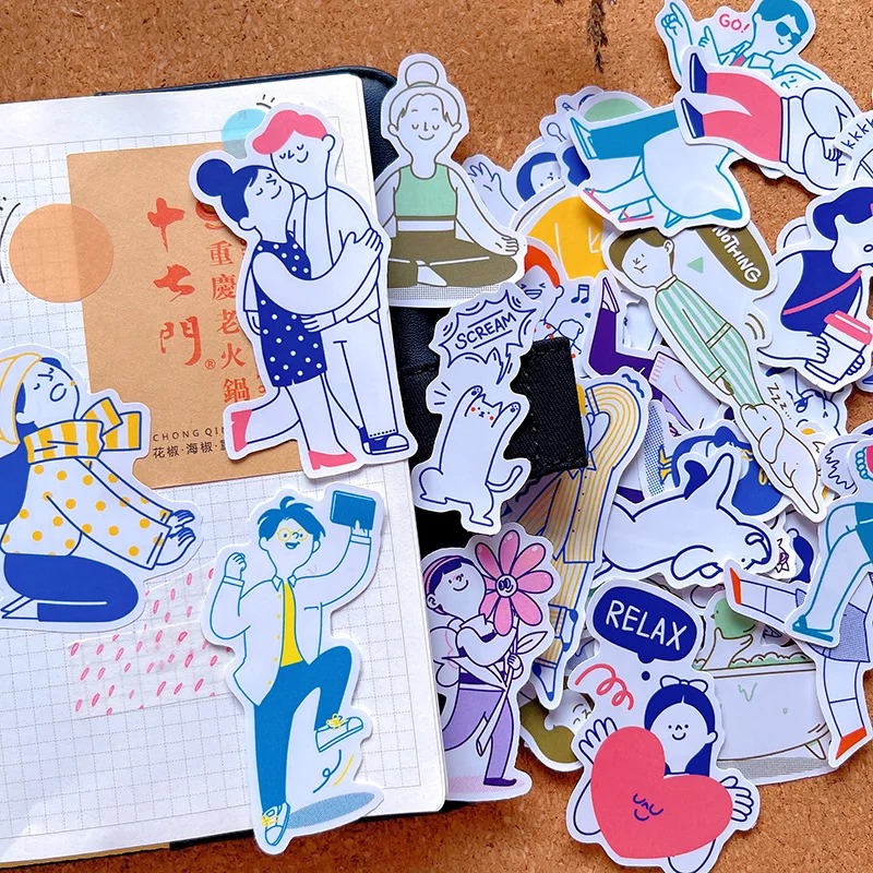 Phone Cases For Boys - Stickers 42 Stuks Karakter Hand Account