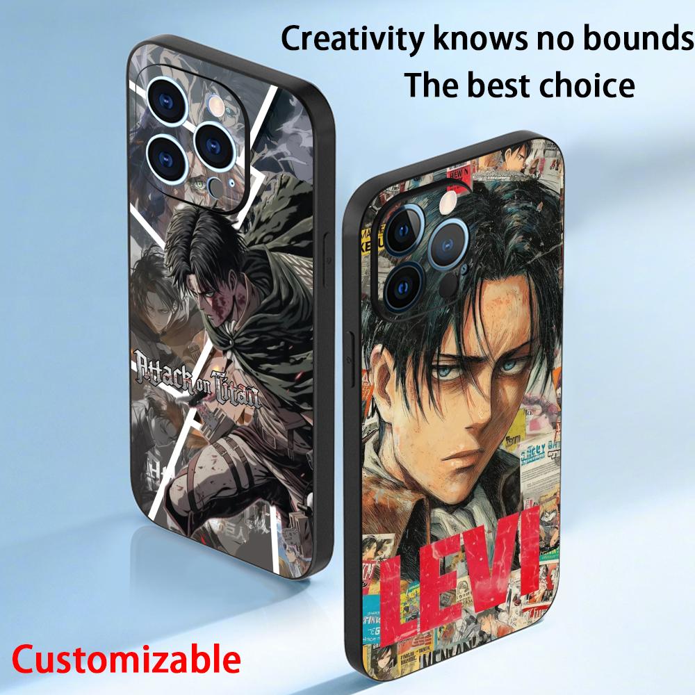 Phone Cases For Iphone 12 Pro Max - Levi ackerman cool anime man patroon