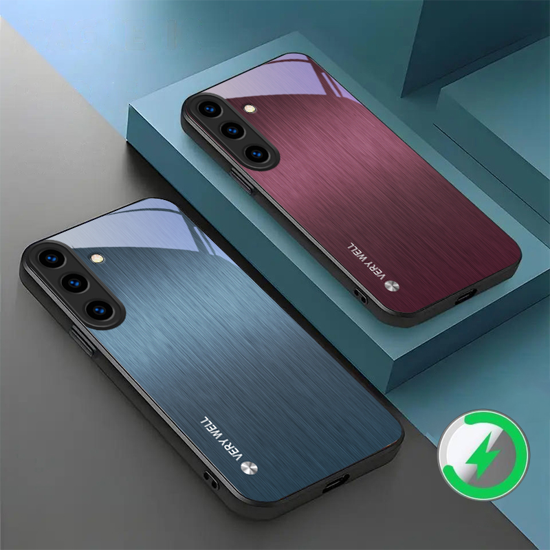 Minimaal geborsteld metaal, ge - Phone Cases With Magnet recensie en prijs