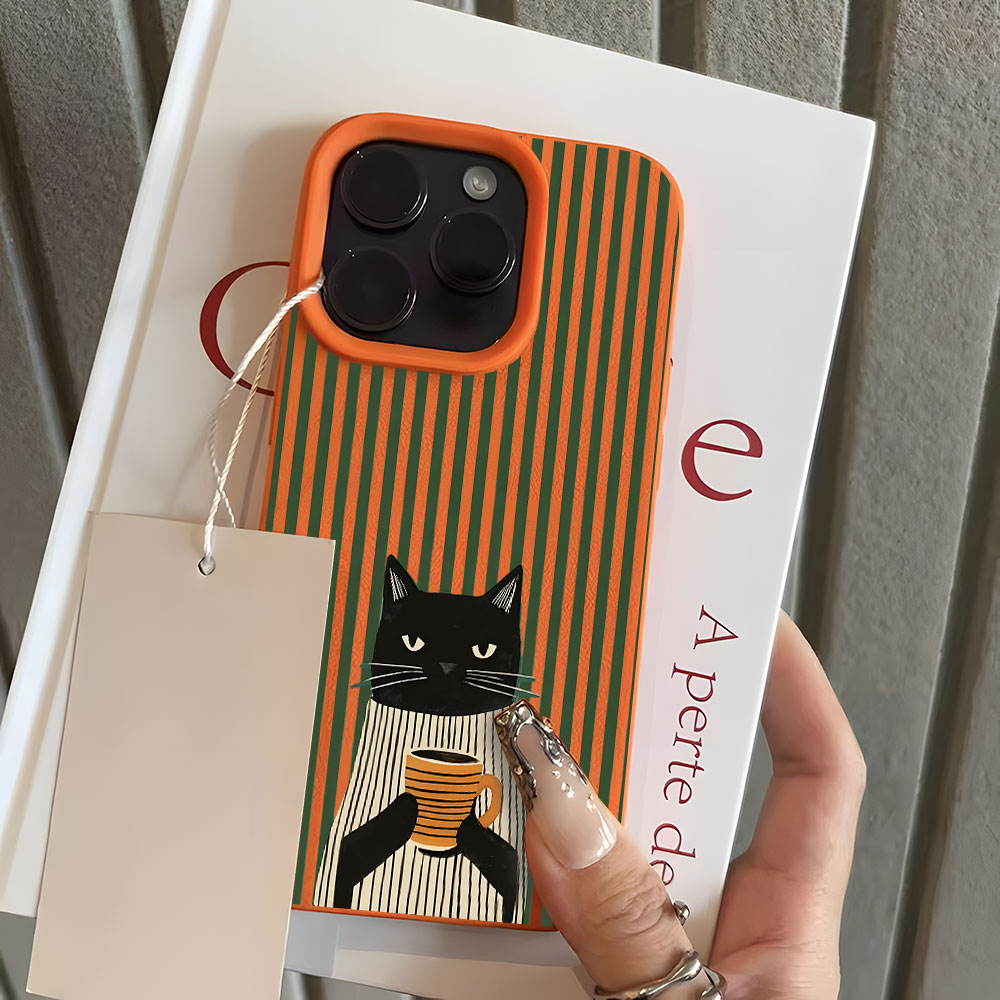 Grappig Koffiekat-Patroon Lych - Phone Cases Cat recensie en prijs
