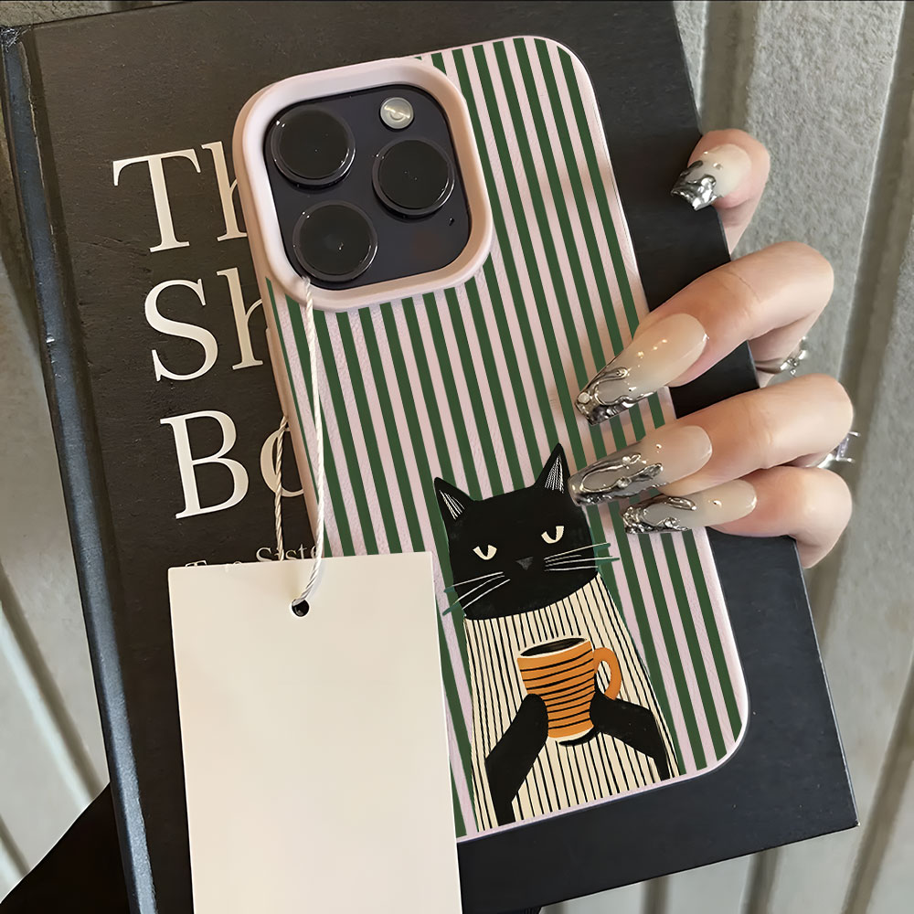 Grappig Koffiekat-Patroon Lych - Phone Cases Cat recensie en prijs