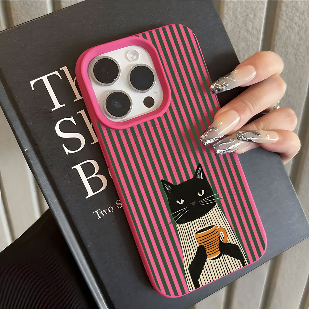 Grappig Koffiekat-Patroon Lych - Phone Cases Cat recensie en prijs