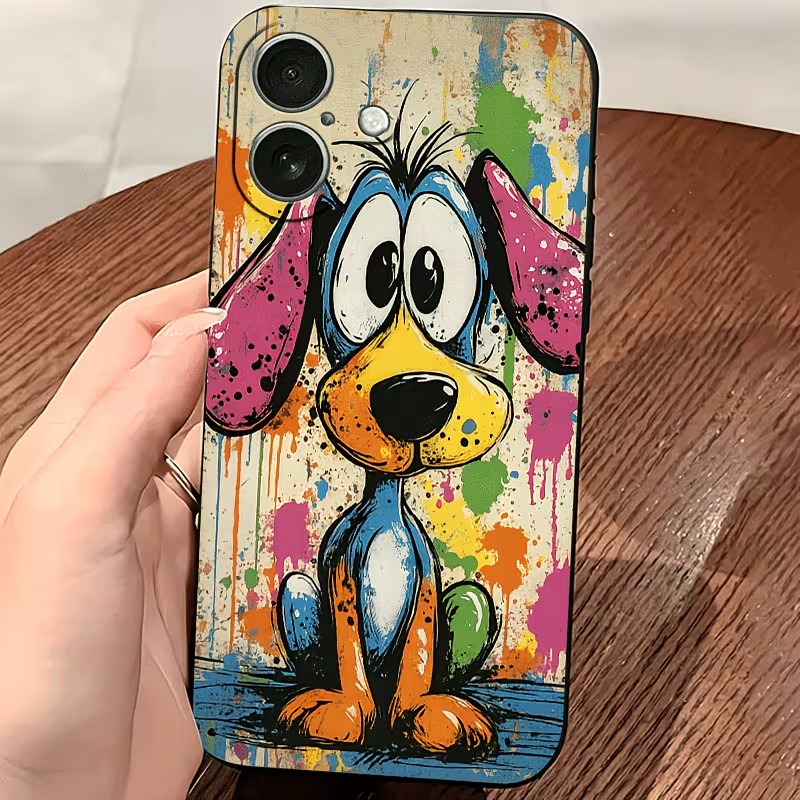 Graffiti gekleurde puppy TPU t - Phone Cases Xr Iphone recensie en prijs