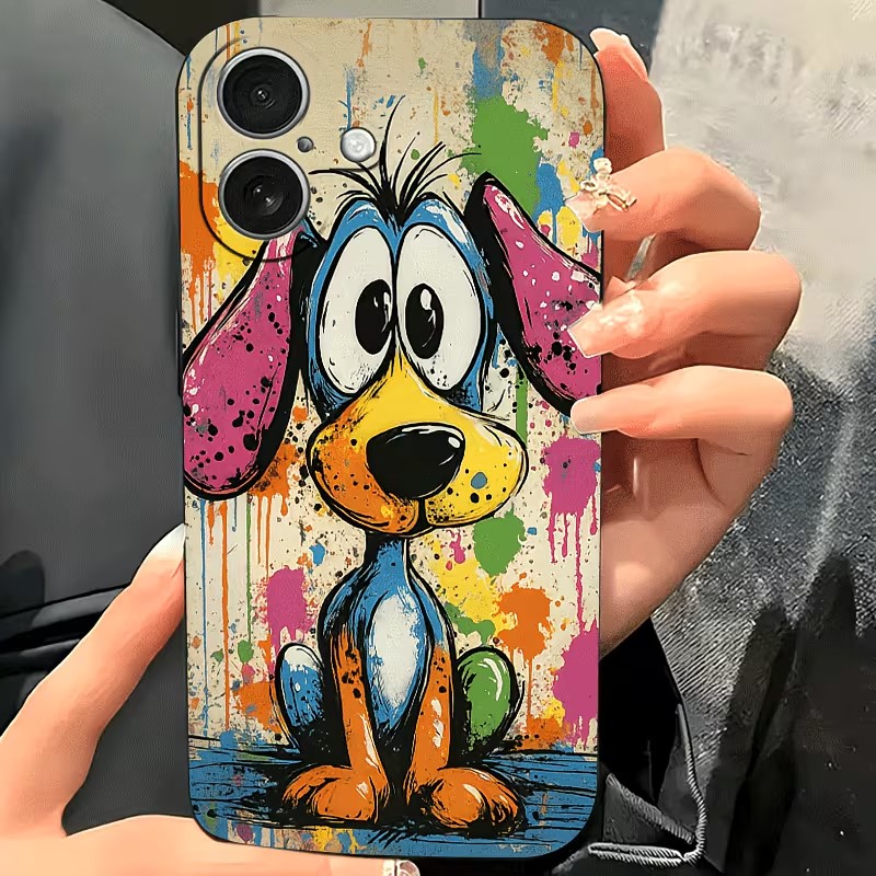 Graffiti gekleurde puppy TPU t - Phone Cases Xr Iphone recensie en prijs