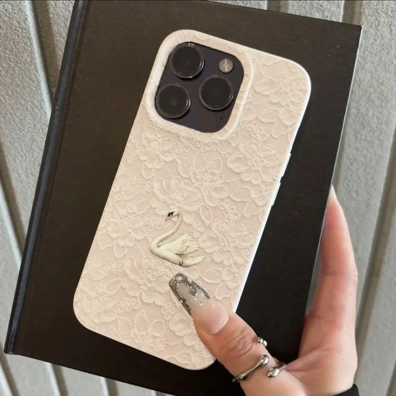 Telefoonhoesje met kant-zwaanp - Phone Cases For Iphone 12 Pro Max recensie en prijs