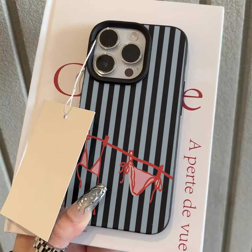 Blauw-wit gestreepte bikini te - Phone Cases Rugged recensie en prijs