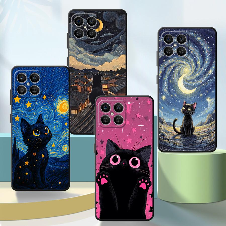 Van Gogh Sterrennacht Kat Hoes - Phone Cases Honor recensie en prijs