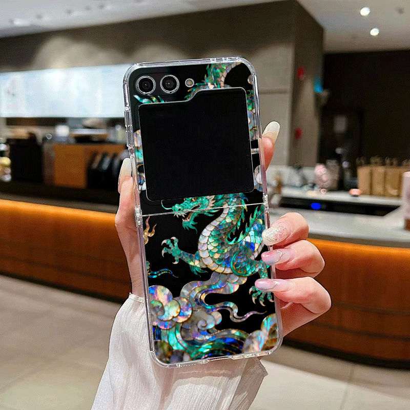 Stijlvolle Tiger Dragon Marmer - Phone Cases Z Flip 6 recensie en prijs