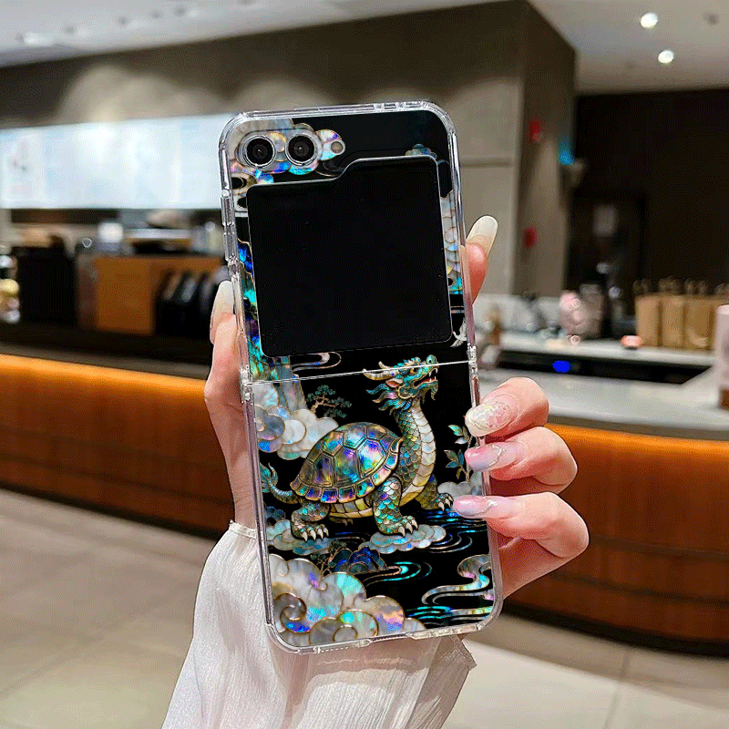 Stijlvolle Tiger Dragon Marmer - Phone Cases Z Flip 6 recensie en prijs