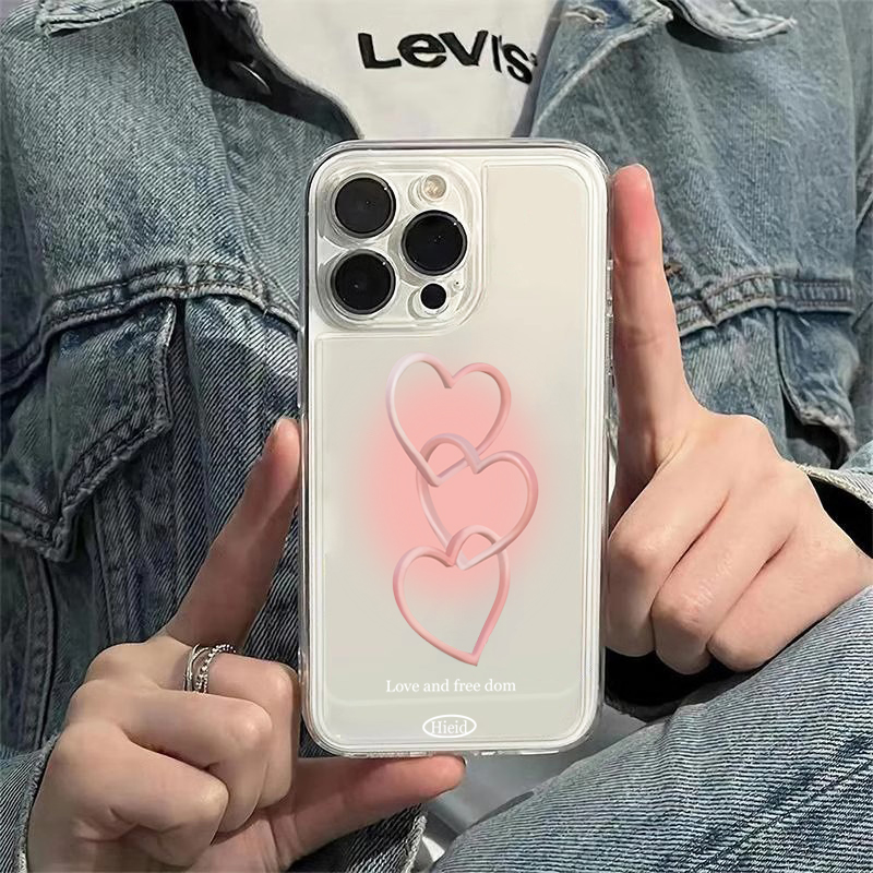 Handgeschilderde roze hart zac - Phone Cases Like Loopy recensie en prijs