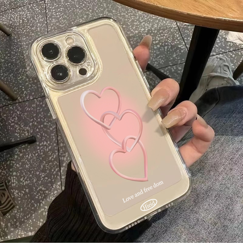 Handgeschilderde roze hart zac - Phone Cases Like Loopy recensie en prijs