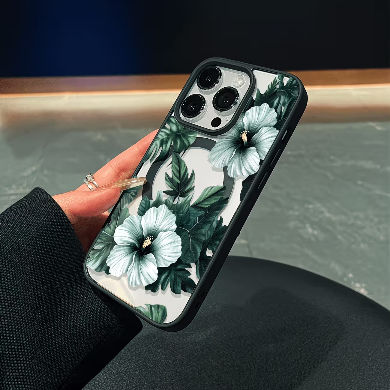 Groene bloemenprint telefoonho - Phone Cases Xr Iphone recensie en prijs